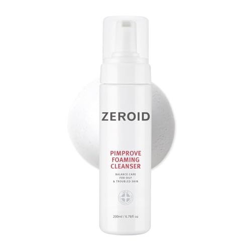 ZEROID Pimprove - Limpiador en espuma - Cuidado dermocosmético coreano equilibrado para pieles grasas y problemáticas (200 ml)