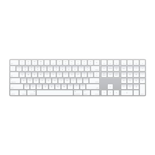 Apple Magic Keyboard with Numeric Keypad (Wireless, Rechargable) (US English) - Silver