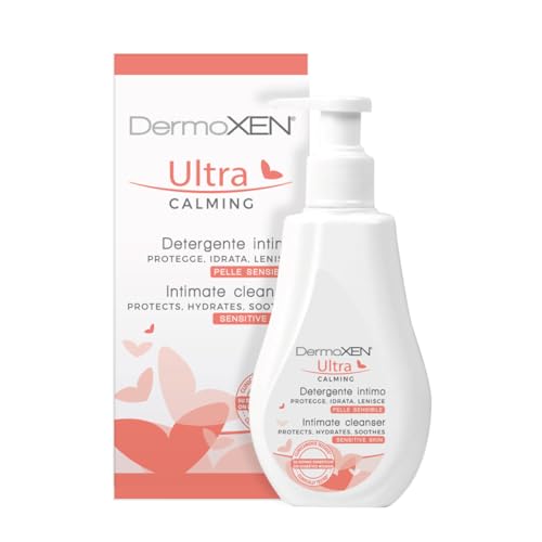 Dermoxen Ultracalming Intimreiniger für Frauen Feuchtigkeitsspendend, ideal im Falle von Diabetes. Nützlich bei Menopause für Die Tägliche Intimpflege – 125 ml