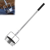 Piantabulbi Con Manici A Molla - Attrezzo Da Giardino In Acciaio Inox Per Trapiantare Fiori E Bulbi - Foto 6