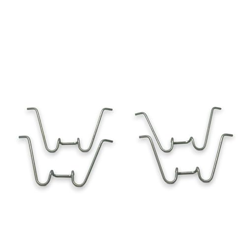 Pinces de fixation S6 Unity U-6598 robustes en métal argenté de qualité