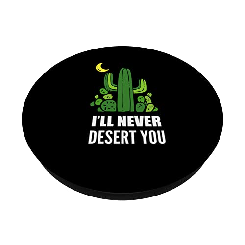Never Desert You Explorer or Backpacker PopSockets Swappable PopGrip, Black - Image 2
