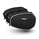 E-BIKERS SHAD E48 PAAR UNIVERSAL HALBFESTE MOTORRAD-Taschen erweiterbar von 46 bis 58 Liter, schwarz