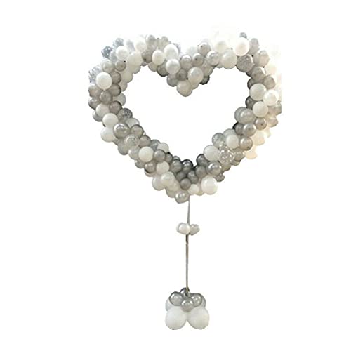 Kit de Support de Colonne de Chronique de Ballon Réutilisable avec Tuyau en PVC Transparent pour Anniversaire de Mariage Décoration de Fête pour bébé