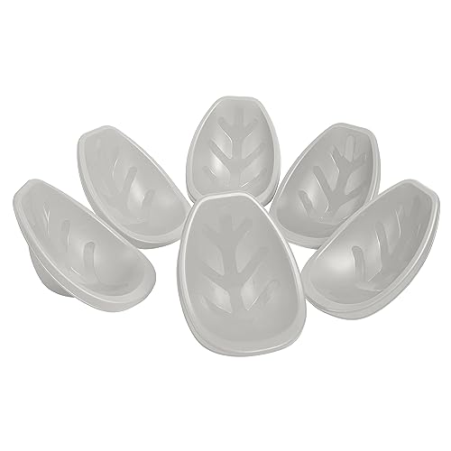 ECR4Kids Plastic Leaf Scoop Floor Rocker Seat, Classroom Furniture, Light