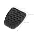 Alipis 4pcs Rubber Clutch Pedal Pad Car Pedal Cover Foot Pad Easy to Install Enhanced Comfort and Safety