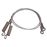 ODTSDPR for Toyota for Celica 1995-1999 Top Side Tension Hold Down Cables Pair 2-Qty Steel Silver Convertible