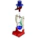 Washranp Kreatives Non-Stop-Flüssigkeitstrinkglas Lucky Bird Duck Bobbing Magic Prank Toy, Drinking Bird Dipping Interactive Gifts Duck Liquid Toy Blau