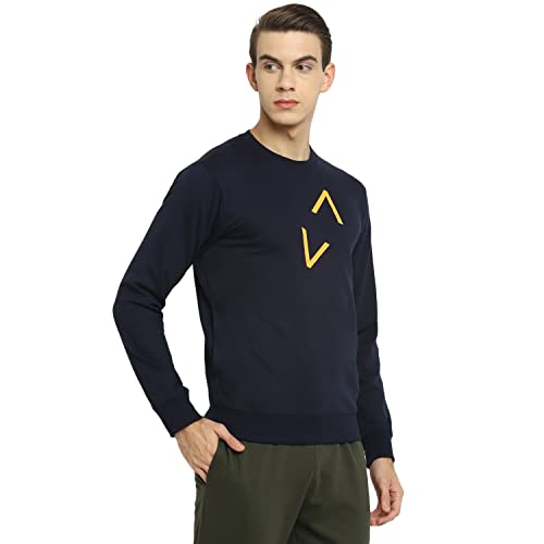 Image of YUUKI-Mens Poly PT RN Sweat-Sports Blue