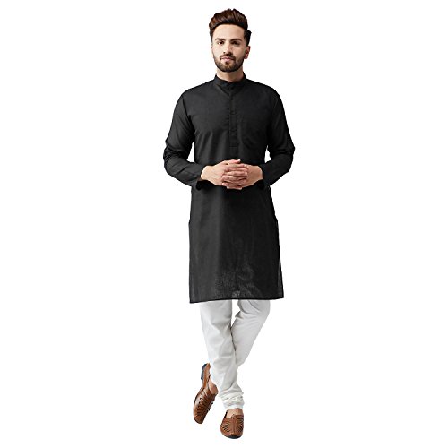 Image of SOJANYA (Since 1958, Men's Silk Blend Grey Kurta Pyjama & Silk Blend Jacket Combo