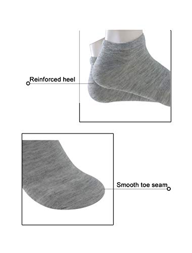 Image of Allegra K Athletic Low Cut Ankle Socks-Stretch Cuffs Soft 10 Pairs