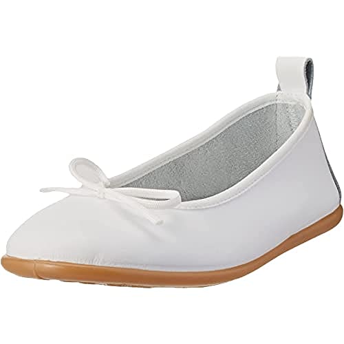 Mocasín para niña Conguitos Chica Sol con acabado premium en blanco