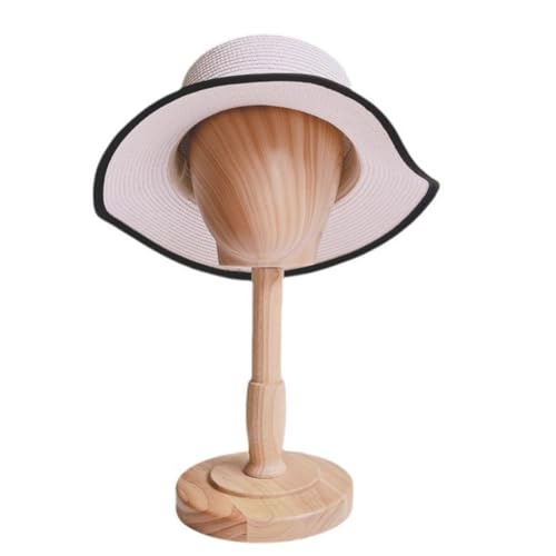 Soporte para cabeza de peluca estable y expositor de sombreros con cúpula resistente 8