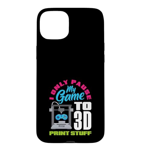 I Only Pause My Game To 3D�v�����g�X�^�b�t�Q�[�}�[ �X�}�z�P�[�X iPhone 15 Plus �p