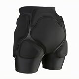 DimyFew Bewegungsfrei gepolsterte Hose | Verstärkte genähte Polsterbereiche, Schneeboard-Protektorenshorts, eng anliegend , , XL