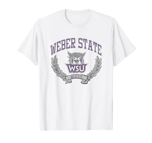 Weber State Wildcats Victory Vintage White T-Shirt