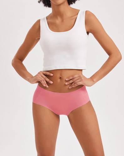 Image of INNERSY Women's Seamless No Show Hipster Panties Invisible Light Underwear 3-Pack