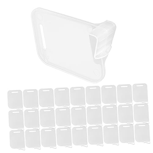 SHINEOFI 40 Piezas Separadores Transparentes para Frigorífico y Congelador de Plástico Duradero Divisores Prácticos para Puertas Laterales Organizadores Domésticos Resistentes y