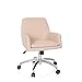 Produktbild hjh OFFICE 670958 Retro Sessel Shake 400 Stoff Beige Bürosessel, Jugenddrehstuhl mit Rollen, höhenverstellbar