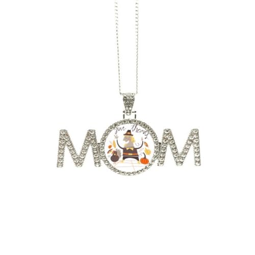 Collier motif dessin animé fête des mères, le bijou quotidien des super mamans