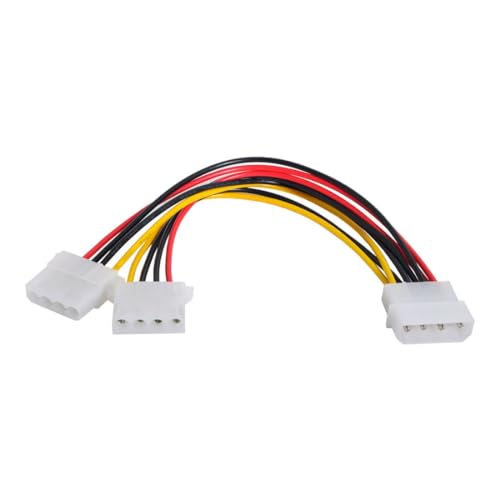YC Chenyang CY IDE 4pin to Dual IDE Y Splitter 10cm Hard Disk Power Supply Extension Cable for SSD HDD 5v 12v
