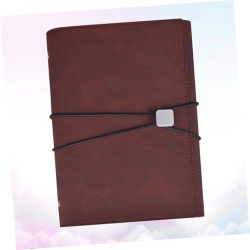 Housoutil Fold PU rouge avec compartiment pour cahier et notes - 5