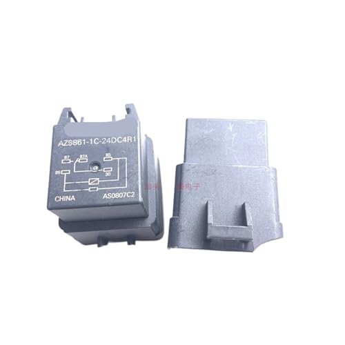 Relé 24VDC AZ9861-1C-24DC4R1 componente industrial con un conmutador 2