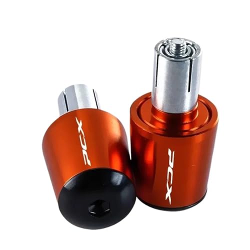 Bouts de guidon de moto pour PCX125 et PCX150 bouchons anti-vibration orange