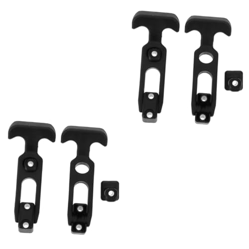 ARTIBETTER 4 Piezas Hebilla De Goma Accesorios De Coche Caja De Herramientas Accesorios Automotrices Cierres Elásticos Pestillos T Manejar Pestillo Pasador Con Mango En t Metal