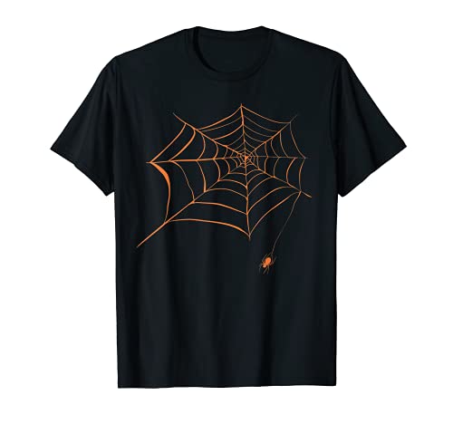 Cool Spider Web Fan | Divertente pigro fai da te costume regalo di Halloween Maglietta