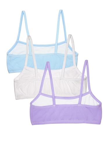Image of Fruit of the Loom Girls' Cotton Spaghetti Strap Sport Bra