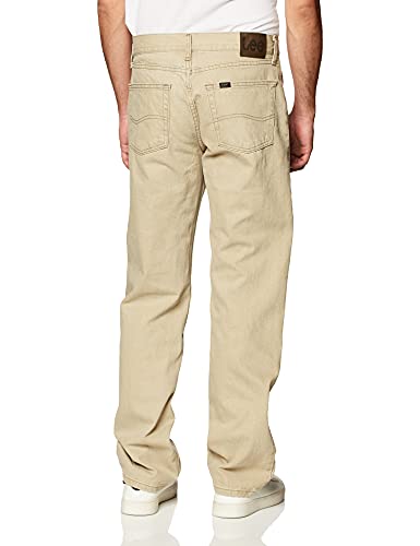 Image of Lee Men's Cotton Blend and Polyester Regular Fit Straight Leg Jeans