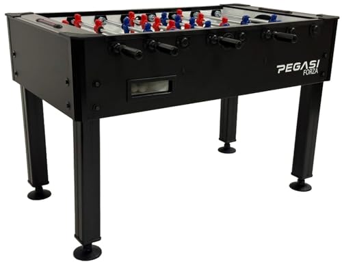Pegasi Fußballtisch Forza - Kickertisch - Fussballtisch - Indoor Tischkicker- Fußball Tischspiel - Fussballtisch Erwachsene - Foosball Table