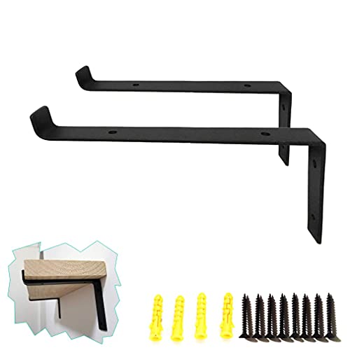 Support d'étagère de lèvre pour sécuriser les planches en bois - 2