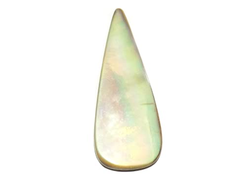 Biwa Pearl Cabochon, Freshwater Biwa Pearl For Jewelry Making, Pear Shape, 16Ct. 40x15.5x4mm SC-3006