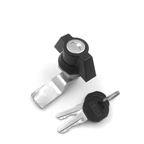 MS408 Cabinet Electronic Lock Tubular Cam Lock 90 Rotation ISO 9001 2000 Lock Black Power 1Pcs