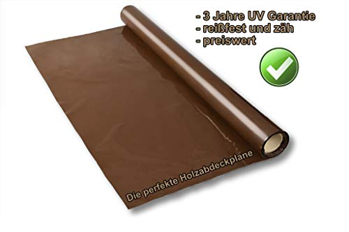 1 rollo jumbo 1,35 x 25 m de alto, resistente a los rayos UV, lámina protectora de madera especial prémium para madera, lona de madera, lona de protección resistente a las heladas
