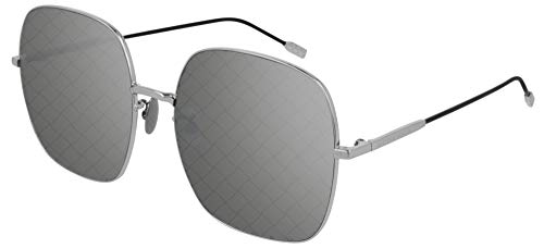 Bottega Veneta BV0202S SILVER/GREY 58/18/140 Dames Zonnebrillen