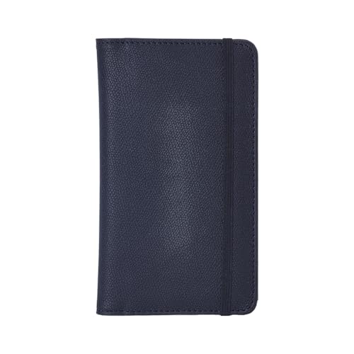 UNICRAFTALE Étui pour Chéquier Personnel en Similicuir 18x10 5cm Noir avec Chèques à Souche Porte-Stylo et Fentes pour Cartes Blocage RFID pour Chèques...