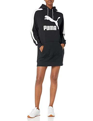 PUMA Baby Classics T7 Hooded Dress, Black, S
