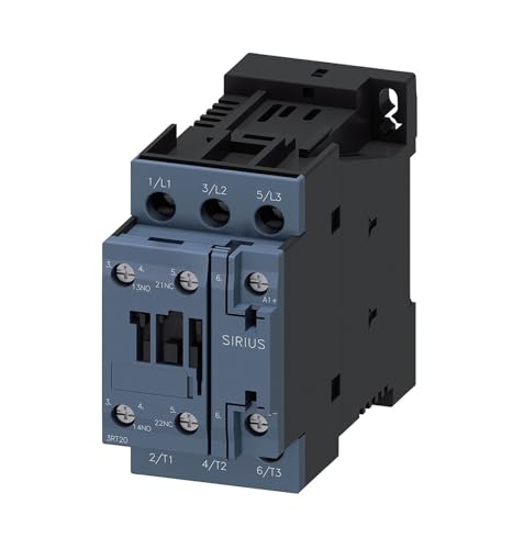 Contacteur AC-3 résistant aux variations de tension tripolaire 12A 3RT2024-1NP30 vis