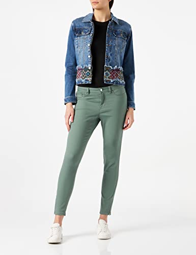 Desigual CHAQ_BAKERSFI Giacca in Denim, Blu, S