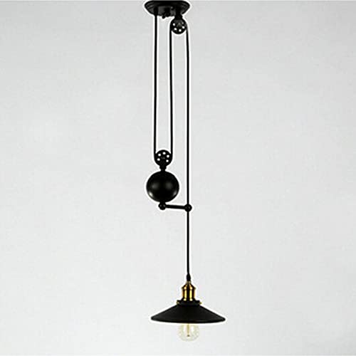 Qualità affidabile: il lampadario industriale vecchio stile è realizzato in ferro e ha una durata di oltre 5000 ore.la superficie è ricoperta da una vernice opaca, atossica ed ecologica.la sospensione ha un basso contenuto di carbonio, è antiruggine e ha un colore uniforme e durevole.