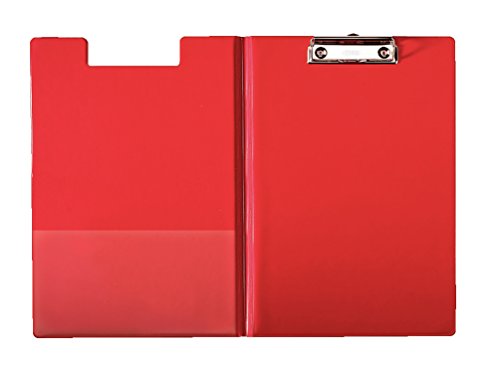 Esselte 56043 Klemmmappe (Clipboard), A4, PVC, rot