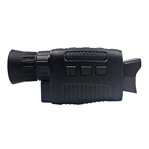 SPOFLYINN Digital Infrared Binoculars 5X Digital Zoom Strong Infrared Spotlight Rechargeable Black