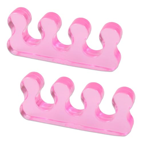 SGERUFZ Separador Dedos Pie, 1 Unidad, Reutilizable Lavable, Separador de Dedos de Gel de Sílice, para Manicura o Pulido u Otras Tareas de Pedicura