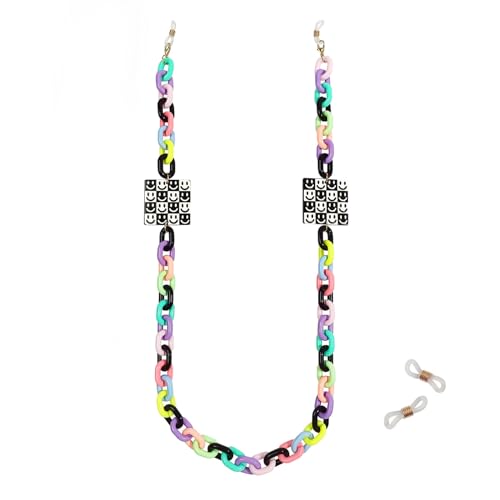 Image of Acrylic Glasses Chain Holder for Women Sunglasses Lanyard Necklace Decorative Chain Eyewear Retainer Eyeglass Strap