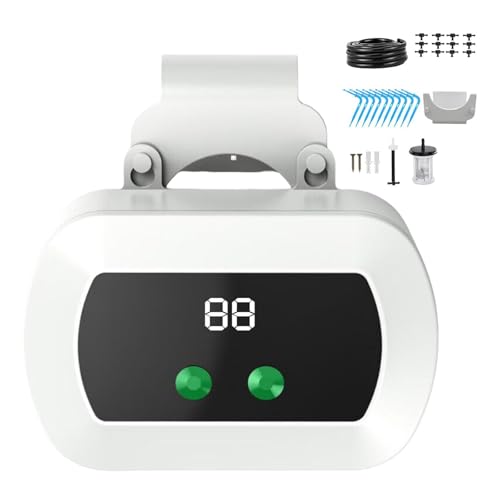 FROMCEO Temporizador de riego automático para riego de plantas, programa de riego para el hogar, jardines, riego interior
