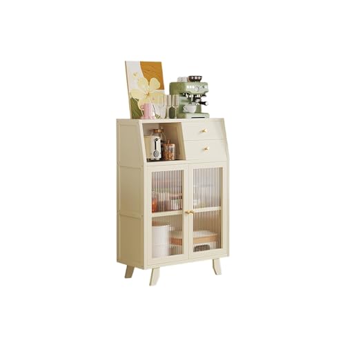 SLHZM 食器棚 キッチン 収納家具 楠竹 kitchen cabinet 環境配慮素材 空間節約 大容量仕切り収納 引き出し収納 密閉ドア 角丸加工 高め脚 サイドボード 高耐荷重 頑丈で安定 防塵 防湿 通風 お手入れ簡単 レンジボード 複数のサイズ