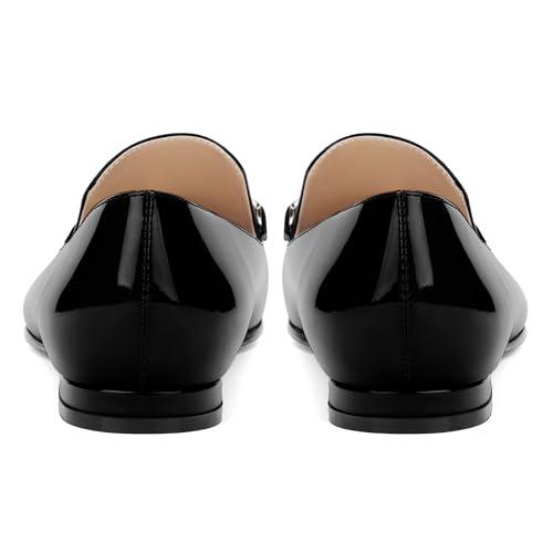Image of Women's Loafers, Slip On Round Toe Comfortable Flats for Women Dressy and Work, Womens Business Casual Shoes
